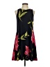 Anne Klein Tropical Black Cocktail Dress Size 2 - photo 1