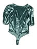 Intimately by Free People Metallic Teal Bodysuit Size XS - photo 2