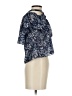MICHAEL Michael Kors 100% Polyester Blue Short Sleeve Blouse Size XS - photo 4