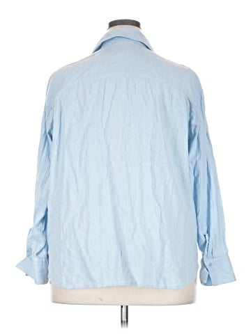 Treasure & Bond 3/4 Sleeve Button-Down Shirt (view 2)