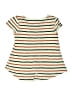 Old Navy Stripes Ivory Short Sleeve Henley Size M (kids) - photo 2