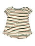 Old Navy Stripes Ivory Short Sleeve Henley Size M (kids) - photo 1