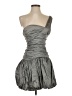 BCBGMAXAZRIA Metallic Gray Cocktail Dress Size 0 - photo 1