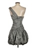 BCBGMAXAZRIA Metallic Gray Cocktail Dress Size 0 - photo 2