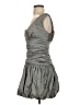 BCBGMAXAZRIA Metallic Gray Cocktail Dress Size 0 - photo 5
