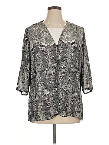 Perceptions 3/4 Sleeve Blouse (view 1)
