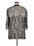 Perceptions 100% Polyester Paisley Gray 3/4 Sleeve Blouse Size 16 (petite) - photo 2