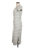 No Comment Stripes Gray Casual Dress Size M - photo 5