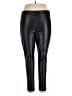 Ann Taylor 100% Polyester Black Leggings Size 16 - photo 1