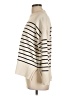 Zara Stripes Ivory Turtleneck Sweater Size L - photo 5