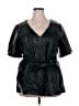 ELOQUII Solid Black Kimono Size 18 - photo 1