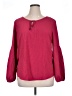 Bisou Bisou 100% Polyester Pink Long Sleeve Blouse Size XL - photo 1