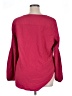 Bisou Bisou 100% Polyester Pink Long Sleeve Blouse Size XL - photo 2