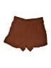 Wildfox 100% Rayon Solid Brown Shorts Size Lg (3 or L) - photo 2