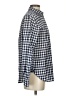 J.Crew Checkered-gingham Blue Long Sleeve Button-Down Shirt Size 4 - photo 4