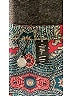 Unbranded 100% Polyester Paisley Red Green Long Sleeve Blouse Size M - photo 7