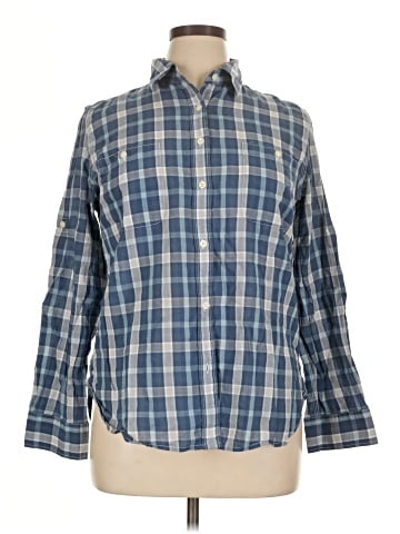 Lauren Jeans Co. Long Sleeve Button-Down Shirt (view 1)