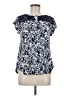 SJS Blue Short Sleeve Blouse Size M - photo 1