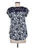 SJS Blue Short Sleeve Blouse Size M - photo 2