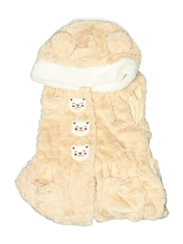 Little Lass Faux Fur Vest (view 1)