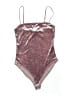 Forever 21 Burgundy Bodysuit Size S - photo 1