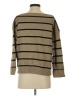 Shein 100% Acrylic Stripes Tan Pullover Sweater Size 4 - photo 2