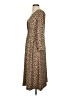 J.Crew 100% Polyester Animal Print Brown Casual Dress Size 2 - photo 5