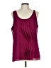 Gap 100% Polyester Burgundy Purple Sleeveless Blouse Size L - photo 1