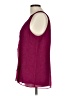 Gap 100% Polyester Burgundy Purple Sleeveless Blouse Size L - photo 5