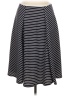 Joyce Leslie Stripes Black Blue Casual Skirt Size M - photo 1