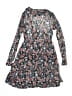 Knit Works Floral Black Dress Size 8 - photo 1
