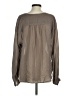 Maven West 100% Cupro Gray Long Sleeve Blouse Size XS - photo 2