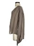 Maven West 100% Cupro Gray Long Sleeve Blouse Size XS - photo 5