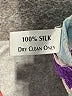 Taj 100% Silk Purple 3/4 Sleeve Silk Top Size L - photo 7
