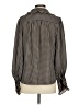 Max Studio 100% Polyester Houndstooth Black Long Sleeve Blouse Size XS - photo 2