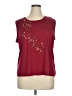 TanJay Burgundy Short Sleeve Top Size XL - photo 1
