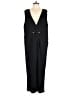 Assorted Brands Solid Black Jumpsuit Size 4L - photo 1