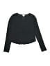Crewcuts 100% Cotton Black Long Sleeve Top Size 8 - 9 - photo 1