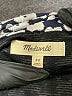 Madewell Houndstooth Blue Short Sleeve Blouse Size XS - photo 7