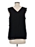 Halogen 100% Polyester Black Sleeveless Blouse Size M - photo 2
