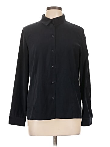 Petite Sophisticate Long Sleeve Blouse (view 1)