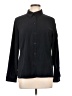Petite Sophisticate Solid Black Long Sleeve Blouse Size L - photo 1