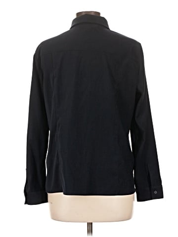 Petite Sophisticate Long Sleeve Blouse (view 2)