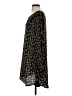 Gracia 100% Polyester Print Black Casual Dress Size 1 - photo 5