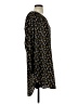 Gracia 100% Polyester Print Black Casual Dress Size 1 - photo 4