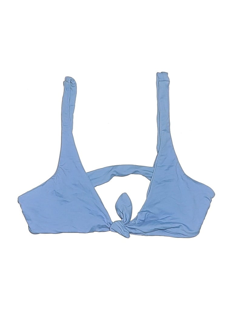 Pre-owned Vitamin A Swimsuit Top Blue Swimwear