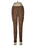 J.Crew Animal Print Brown Leggings Size M - photo 1