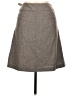 Phase Eight Chevron-herringbone Houndstooth Tweed Argyle Checkered-gingham Plaid Solid Gray Wool Skirt Size 10 - photo 2
