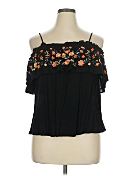 Shein Curve Sleeveless Blouse