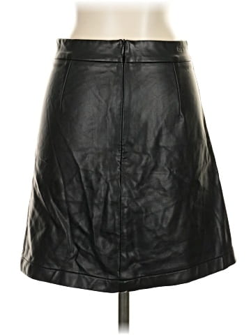 French Connection Faux Leather Skirt (view 2)